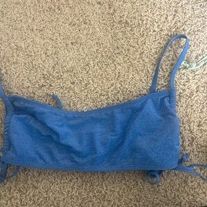 No Boundaries Sparkling Blue Bikini Top